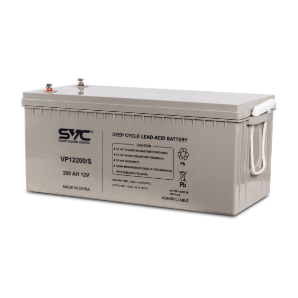 Аккумуляторная батарея SVC VP12200/S 12В 200 Ач (552*238*222)