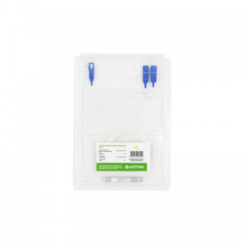 Сплиттер оптоволоконный PLC-1х2 SC/UPC SM