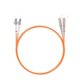 Патч Корд Оптоволоконный SC/UPC-LC/UPC MM OM1 62.5/125 Duplex 3.0мм 1 м