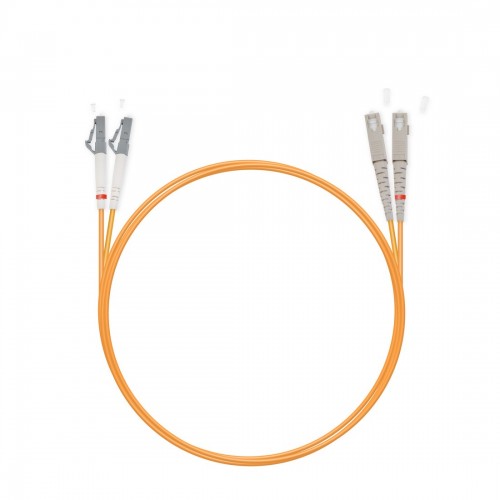 Патч Корд Оптоволоконный SC/UPC-LC/UPC MM OM1 62.5/125 Duplex 3.0мм 1 м