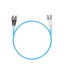 Патч Корд Оптоволоконный FC/UPC-LC/UPC MM OM3 50/125 Duplex 3.0мм 1 м