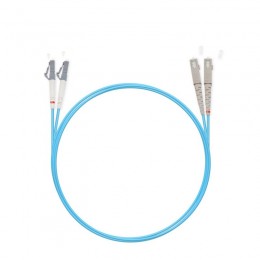 Патч Корд Оптоволоконный SC/UPC-LC/UPC MM OM3 50/125 Duplex 3.0мм 1 м