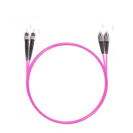 Патч Корд Оптоволоконный FC/UPC-ST/UPC MM OM4 50/125 Duplex 3.0мм 1 м