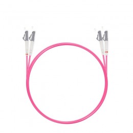 Патч Корд Оптоволоконный LC/UPC-LC/UPC MM OM4 50/125 Duplex 3.0мм 1 м