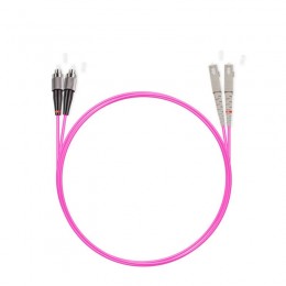 Патч Корд Оптоволоконный SC/UPC-FC/UPC MM OM4 50/125 Duplex 3.0мм 1 м