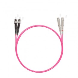 Патч Корд Оптоволоконный SC/UPC-ST/UPC MM OM4 50/125 Duplex 3.0мм 1 м