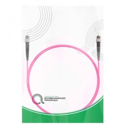 Патч Корд Оптоволоконный ST/UPC-ST/UPC MM OM4 50/125 Simplex 3.0мм 1 м