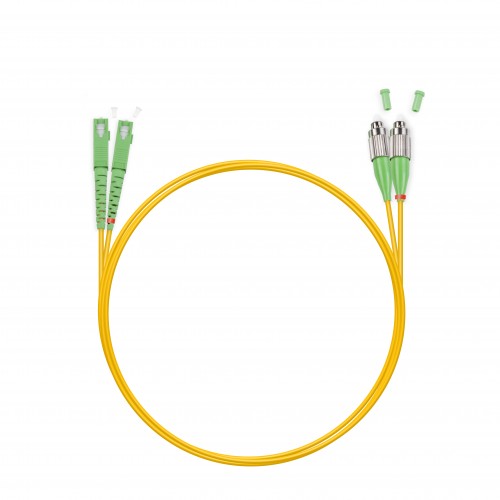 Патч Корд Оптоволоконный SC/APC-LC/APC SM 9/125 Duplex 2.0мм 1 м
