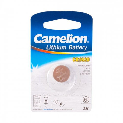 Батарейка CAMELION Lithium CR1620-BP1