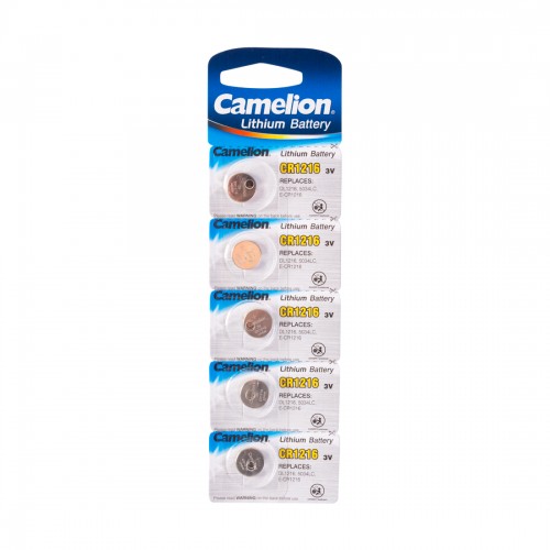 Батарейка CAMELION Lithium CR1216-BP5 5 шт. в блистере