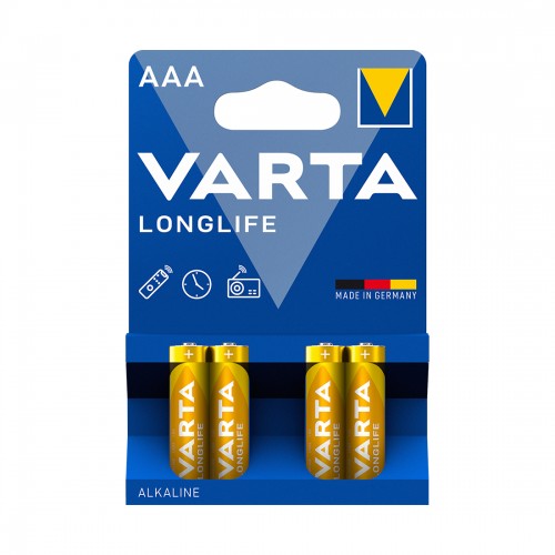 Батарейка VARTA Longlife Micro 1.5V - LR03/ AAA (4 шт)