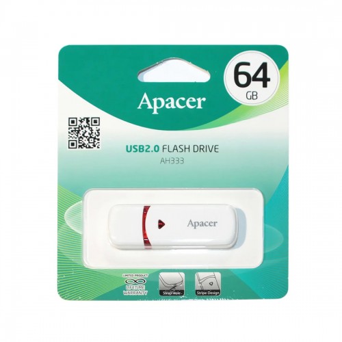 USB-накопитель Apacer AH333 64GB Белый