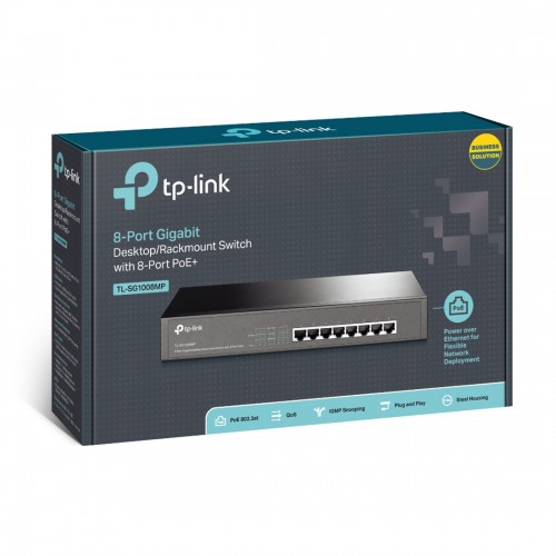 Коммутатор TP-Link TL-SG1008MP