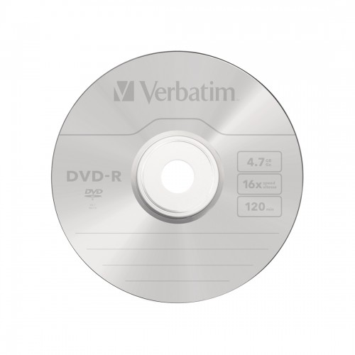 Диск DVD-R Verbatim (43547) 4.7GB 1штука Незаписанный