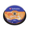 Диск DVD-R Verbatim (43523) 4.7GB 10штук Незаписанный