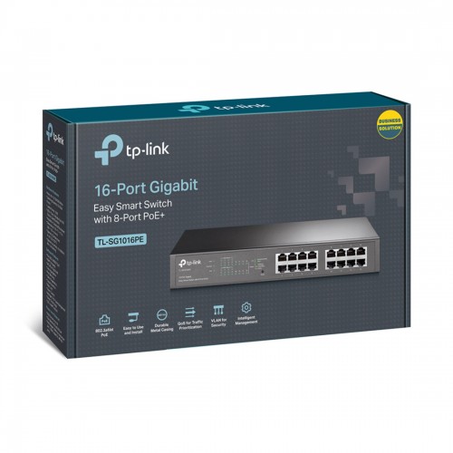 Коммутатор TP-Link TL-SG1016PE PoE+