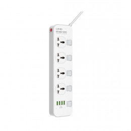 Сетевой фильтр LDNIO Universal SC4408 4 розетки 4*USB 5V/3.4A Портов 2 м