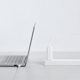 Интерфейсный кабель Xiaomi 6A Type-A to Type-C Cable Белый