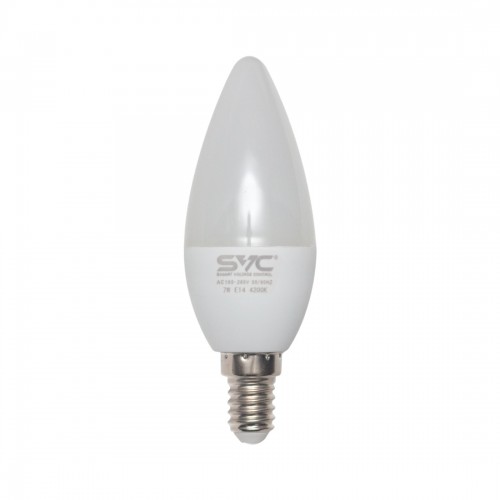 Эл. лампа светодиодная SVC LED C35-7W-E14-4200K, Нейтральный