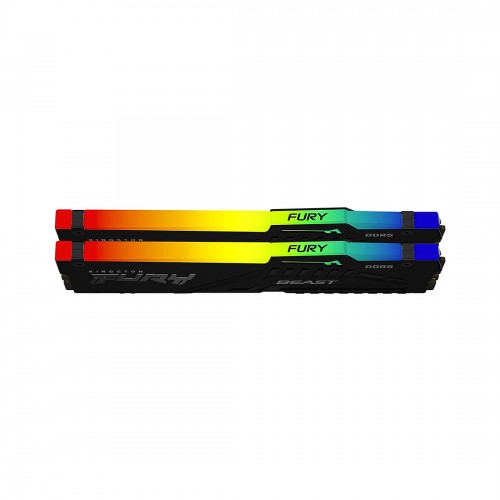 Комплект модулей памяти Kingston FURY Beast RGB KF556C40BBAK2-32 DDR5 32GB (Kit 2x16GB) 5600MHz