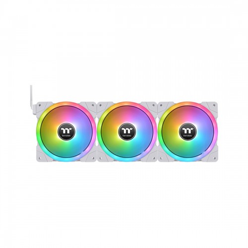 Кулер для компьютерного корпуса Thermaltake SWAFAN EX14 RGB PC Cooling Fan White (3-Fan Pack)