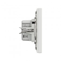 Розетка USB SE EPH2700321 Asfora A+С 5 В/24 А (2 х 5В/12 А) в сборе белый