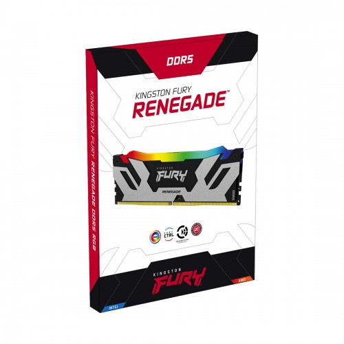 Комплект модулей памяти Kingston FURY Renegade RGB XMP KF564C32RSAK2-32 DDR5 32GB (Kit 2x16GB) 6400M