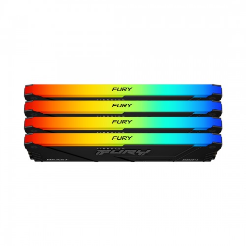 Комплект модулей памяти Kingston FURY Beast RGB KF432C16BB12AK4/64 DDR4 64GB (Kit 4x16GB) 3200MHz