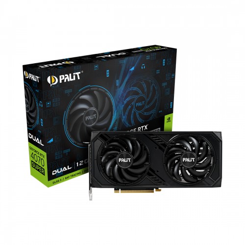 Видеокарта PALIT RTX4070 SUPER DUAL 12GB (NED407S019K9-1043D)