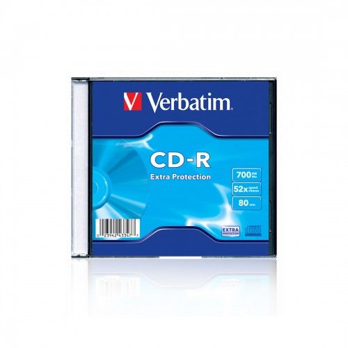 Диск CD-R Verbatim (43347) 700MB 1штук Незаписанный