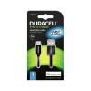 Интерфейсный кабель Duracell USB5012A USB-A to Lightning Черный