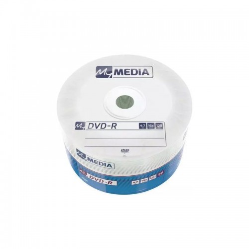 Диск DVD-R MyMedia (69202) 4.7GB 50штук Printable Незаписанный