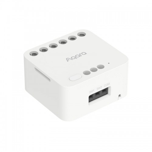 Реле двухканальное с сухим контактом Aqara Dual Relay Module T2