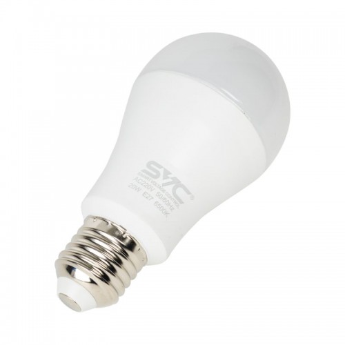 Лампа светодиодная SVC LED A60-20W-E27-6500K Холодный