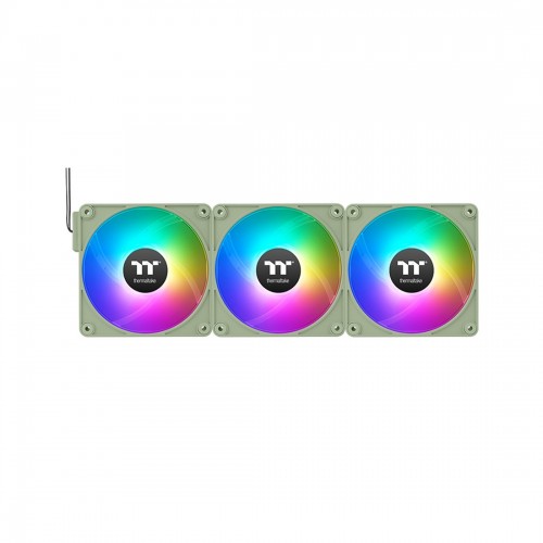 Кулер для компьютерного корпуса Thermaltake CT120 ARGB Sync PC Cooling Fan Matcha Green (3 pack)