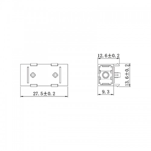 Адаптер переходной А-Оптик SC/APC-SC/UPC SM Simplex