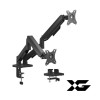 Настольный кронштейн с газлифтом XG MGA-1732D для 2-х мониторов (17\