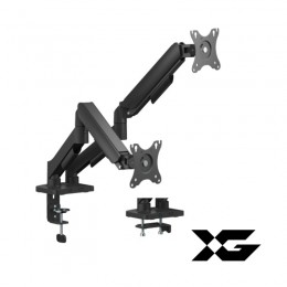 Настольный кронштейн с газлифтом XG MGA-1732D для 2-х мониторов (17\