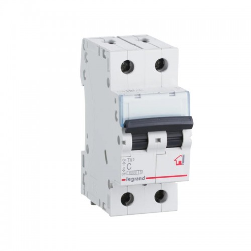 Автоматический выключатель Legrand 404046 2П C 40A TX3 6000 6kA