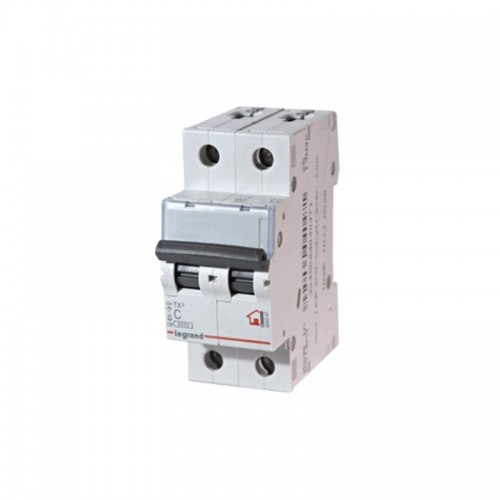 Автоматический выключатель Legrand 404047 2П C 50A TX3 6000 6kA