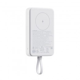 Портативный внешний аккумулятор Xiaomi 33W Magnetic Power Bank 10000mAh (Integrated Cable) White