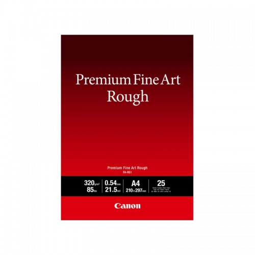 ГЛЯНЦЕВАЯ ФОТОБУМАГА CANON FINE ART ROUGH FA-RG1 A4, 25 ШТ. (100% ХЛОПОК, ГРУБАЯ ТЕКСТУРА (ROUGH), П