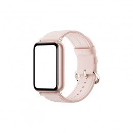 Кожаный сменный браслет Xiaomi Leather Quick Release Strap Sakura Pink