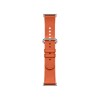 Кожаный сменный браслет Xiaomi Leather Quick Release Strap Coral orange