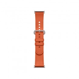 Кожаный сменный браслет Xiaomi Leather Quick Release Strap Coral orange