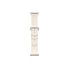 Кожаный сменный браслет Xiaomi Leather Quick Release Strap Cream white