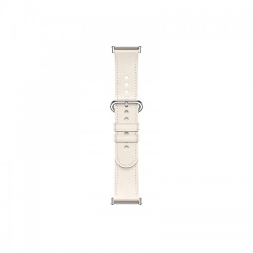 Кожаный сменный браслет Xiaomi Leather Quick Release Strap Cream white