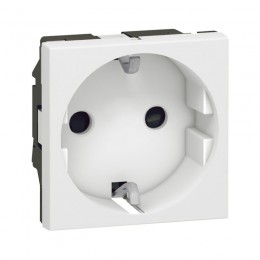 Розетка электрическая Legrand 077211 Mosaic 2к+З белая