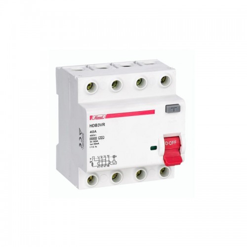 ВДТ Himel HDB3LE 4Р 25А 30мА тип AC 6кА