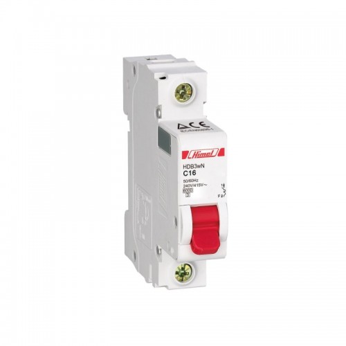 Автоматический выключатель Himel HDB3w 1Р 16А С 4,5кА